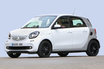 smart forfour 1.0 71 CV Passion Turismo Blanco s&oacute;lido y Plata metalizada Exterior Frontal-Lateral 5 puertas