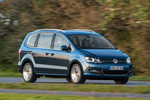 Volkswagen Sharan 2.0 TDI 150 CV BMT Sport Monovolumen Hudson Bay Blue Exterior Lateral-Frontal 5 puertas