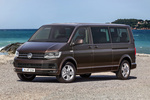 Volkswagen T6 Caravelle Caravelle Premium Largo Veh&iacute;culo comercial Chestnut Brown Exterior Frontal-Lateral 4 puertas