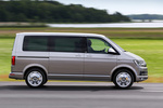 Volkswagen T6 Multivan Multivan Highline Veh&iacute;culo comercial Blanco Candy/Gris Indio Metalizado Exterior Lateral 4 puertas