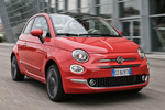 Fiat 500 Gama Fiat 500C Gama Fiat 500C Descapotable Rojo Passione Exterior Lateral-Frontal 2 puertas