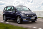 Volkswagen Touran 1.6 TDI CR 115 CV BMT Advance Monovolumen Azul Atlantico Exterior Frontal-Lateral 5 puertas