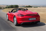 Porsche Boxster Boxster Spyder Boxster Spyder Descapotable Rojo Carm&iacute;n Exterior Lateral-Posterior 2 puertas