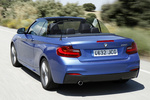 BMW Serie 2 220i M Sport Descapotable Estoril Blue Exterior Lateral-Posterior 2 puertas