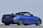BMW Serie 2 220i M Sport Descapotable Estoril Blue Exterior Posterior-Lateral 2 puertas