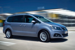 SEAT Alhambra 2.0 TDI CR 135 kW (184 CV) 4Drive DSG 7 vel. Start&Stop Style Advance Monovolumen Plata Moonstone Exterior Frontal-Lateral 5 puertas