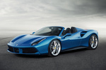 Ferrari 488 Spider Spider Descapotable Blu Elettrico Exterior Lateral-Frontal 2 puertas