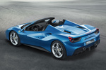 Ferrari 488 Spider Spider Descapotable Blu Elettrico Exterior Cenital-Lateral-Posterior 2 puertas