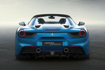 Ferrari 488 Spider Spider Descapotable Blu Elettrico Exterior Trasera 2 puertas