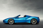 Ferrari 488 Spider Spider Descapotable Blu Elettrico Exterior Lateral 2 puertas