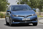 Toyota Auris Touring Sports Hybrid Feel Turismo familiar Azul Denim Exterior Frontal 5 puertas