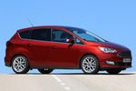 Ford C-MAX 1.0 EcoBoost 125 CV Titanium Monovolumen Rojo Rush Exterior Lateral-Frontal 5 puertas