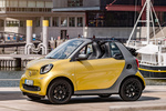 smart fortwo Gama fortwo Prime Descapotable Amarillo Llama y Plata Exterior Lateral 3 puertas