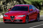 Alfa Romeo Giulia Quadrifoglio Quadrifoglio Turismo Rosso Competizione Exterior Lateral-Frontal 4 puertas