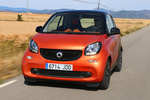 smart fortwo 1.0 71 CV twinamic Passion Turismo Negro y Naranja Lava Exterior Frontal-Lateral 3 puertas