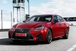 Lexus GS GS F F Turismo Morello Red Exterior Frontal-Lateral 4 puertas