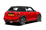MINI MINI Cooper S (Paquete John Cooper Works exterior) Gama MINI Cabrio Descapotable Chili Red Exterior Lateral-Posterior 2 puertas