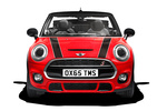 MINI MINI Cooper S (Paquete John Cooper Works exterior) Gama MINI Cabrio Descapotable Chili Red Exterior Frontal 2 puertas