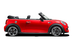 MINI MINI Cooper S (Paquete John Cooper Works exterior) Gama MINI Cabrio Descapotable Chili Red Exterior Lateral 2 puertas