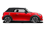 MINI MINI Cooper S (Paquete John Cooper Works exterior) Descapotable Chili Red Exterior Lateral 2 puertas