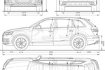 Audi Q7 e-tron 3.0 TDI quattro e-tron Todo terreno T&eacute;cnica Dimensiones 5 puertas