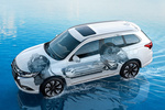 Mitsubishi Outlander PHEV PHEV Todo terreno T&eacute;cnica Esquema 5 puertas