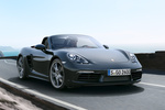 Porsche 718 Gama Boxster Gama Boxster Descapotable Azul Grafito Exterior Lateral-Frontal 2 puertas