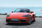 Porsche 718 Boxster S Gama Boxster Descapotable Naranja lava Exterior Lateral-Frontal 2 puertas