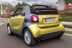 smart fortwo Gama fortwo Prime Descapotable Amarillo Llama y Plata Exterior Lateral-Posterior 3 puertas