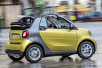 smart fortwo Gama fortwo Prime Descapotable Amarillo Llama y Plata Exterior Lateral 3 puertas