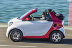 smart fortwo Gama fortwo Passion Descapotable Blanco Cristal y Rojo J&uacute;piter Exterior Lateral 3 puertas