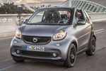 smart fortwo Gama fortwo Passion Descapotable Gris mate y Negro Exterior Frontal-Lateral 3 puertas
