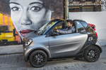 smart fortwo Gama fortwo Passion Descapotable Gris mate y Negro Exterior Lateral 3 puertas
