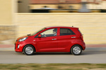 KIA Picanto 1.0 CVVT x-Tech Eco-Dynamics Turismo Signal Red Exterior Lateral 5 puertas