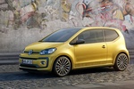 Volkswagen up! 1.0 TSI 90 CV High up! Turismo Amarillo Miel metalizado Exterior Lateral-Frontal 3 puertas