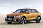 Audi Q2 Gama Q2 Gama Q2 Todo terreno Naranja Coral Exterior Lateral-Frontal 5 puertas