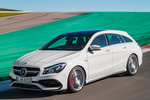 Mercedes-Benz CLA AMG 45 (381 CV) AMG 45 Turismo familiar Blanco Diamante Metalizado Exterior Lateral-Frontal 4 puertas