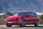 Opel Astra 1.6 CDTI 160 CV Start/Stop Dynamic Turismo familiar Rojo Pasi&oacute;n Exterior Frontal-Lateral 5 puertas