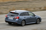 Subaru Levorg 1.6 GT Executive Plus Turismo familiar Steel Blue Grey Exterior Posterior-Lateral-Cenital 5 puertas