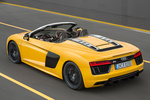 Audi R8 V10 Spyder V10 Spyder Descapotable Amarillo Vegas Exterior Cenital-Lateral-Posterior 2 puertas