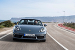 Porsche 718 Gama Boxster Gama Boxster Descapotable Azul Grafito Exterior Frontal 2 puertas