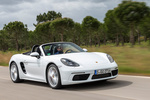 Porsche 718 Boxster S Gama Boxster Descapotable Blanco Exterior Lateral-Frontal 2 puertas