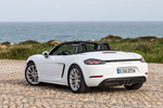 Porsche 718 Boxster S Gama Boxster Descapotable Blanco Exterior Lateral-Posterior 2 puertas