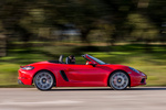 Porsche 718 Boxster S Gama Boxster Descapotable Rojo Guardia Exterior Lateral 2 puertas