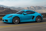 Porsche 718 Cayman S Cayman S Coup&eacute; Azul Miami Exterior Lateral-Frontal 3 puertas