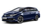 Toyota Auris Gama Auris Touring Sports Gama Auris Touring Sports Turismo familiar Azul oce&aacute;no Exterior Frontal-Lateral 5 puertas
