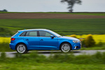 Audi A3 Gama A3 Sportback S-line A3 Sportback Turismo Azul Ara Exterior Lateral 5 puertas