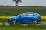 Audi A3 Gama A3 Sportback S-line A3 Sportback Turismo Azul Ara Exterior Lateral 5 puertas