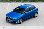 Audi A3 Gama A3 Sportback S-line A3 Sportback Turismo Azul Ara Exterior Frontal-Lateral 5 puertas