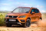 SEAT Ateca Gama Ateca 4Drive Xcellence Plus Todo terreno Naranja Samoa Exterior Frontal-Lateral 5 puertas